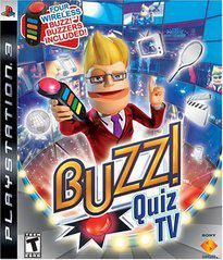PS3 BUZZ QUIZ TV BLACK LABEL CIB