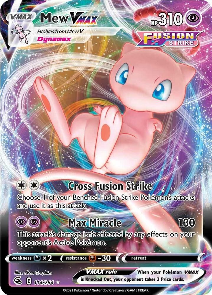 POKEMON MEW VMAX 114/264 UR