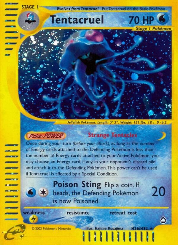 POKEMON TENTACRUEL  HP H26/H32