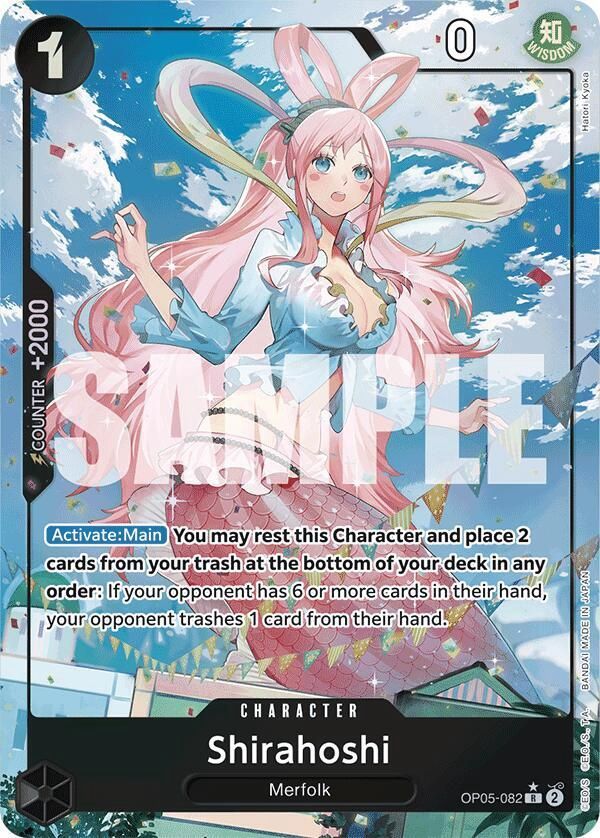 ONE PIECE SHIRAHOSHI OP05-082 FULL ART PRB