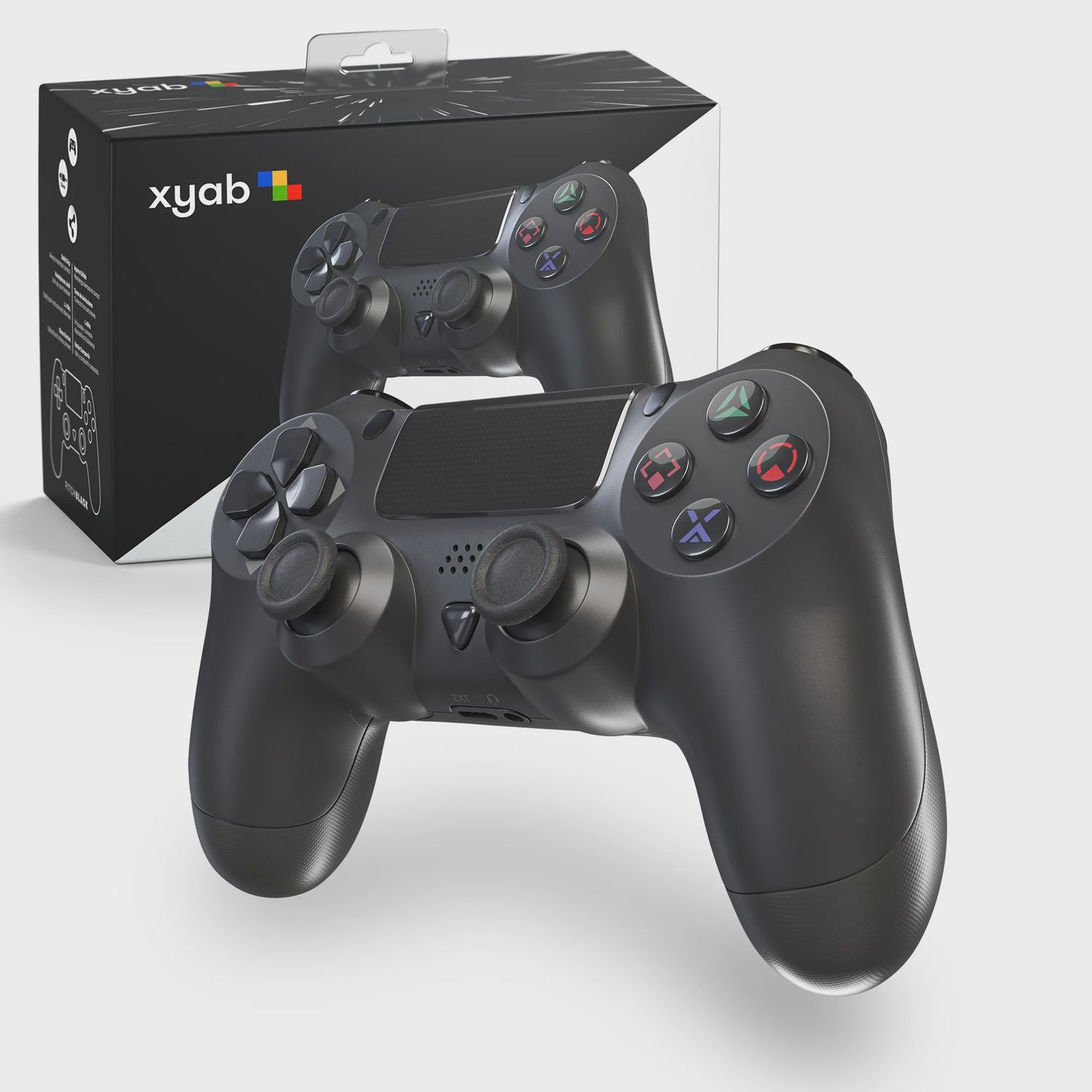 PS4 CONTROLLER PITCH BLACK WIRELESS