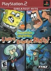 PS2 SPONGEBOB SQUAREPANTS LIGHTS CAMERA PANTS GREATEST HIT CIB