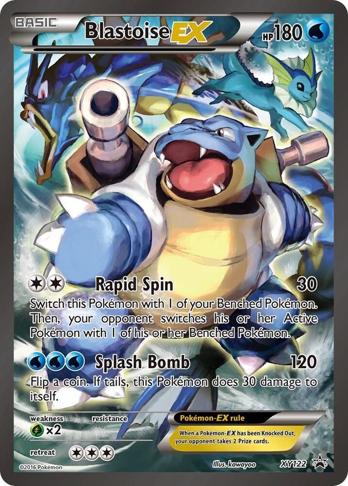 POKEMON BLASTOISE EX XY122 PROMO DMG