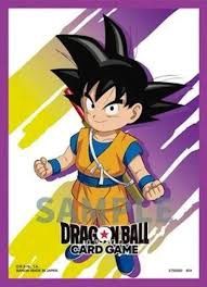 DRAGONBALL CARD SLEEVES 64  COUNT SON GOKU