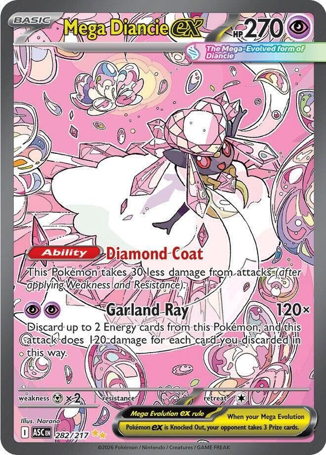POKEMON MEGA DIANCIE EX 282/217 SPEC ILL R