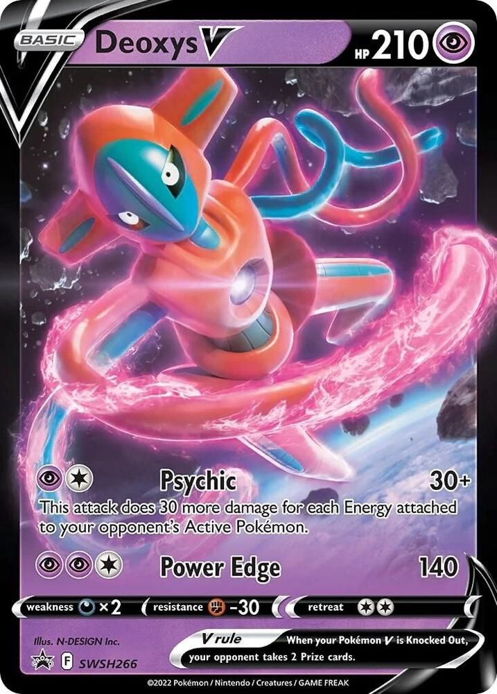 POKEMON DEOXYS V SWSH266 PROMO