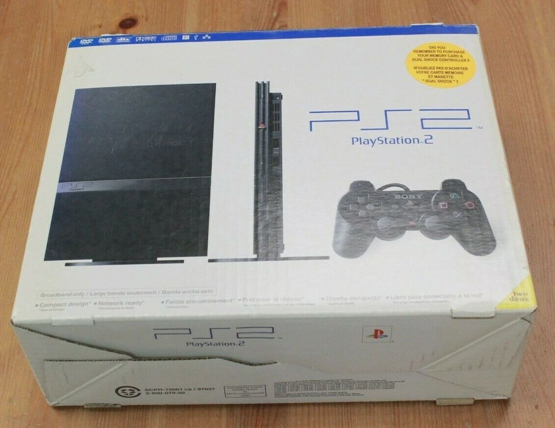 PLAYSTATION 2 CONSOLE IN BOX