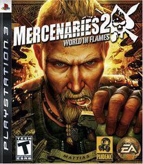 PS3 MERCENARIES 2 WORLD IN FLAMES BLACK LABEL CIB