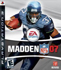 PS3 MADDEN 07 BLACK LABEL CIB
