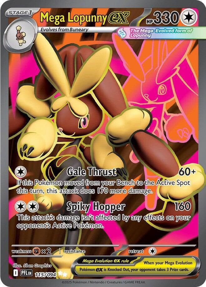 POKEMON MEGA LOPUNNY EX 115/094 UR