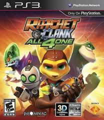 PS3 RATCHET AND CLANK ALL 4 ONE BLACK LABEL CIB