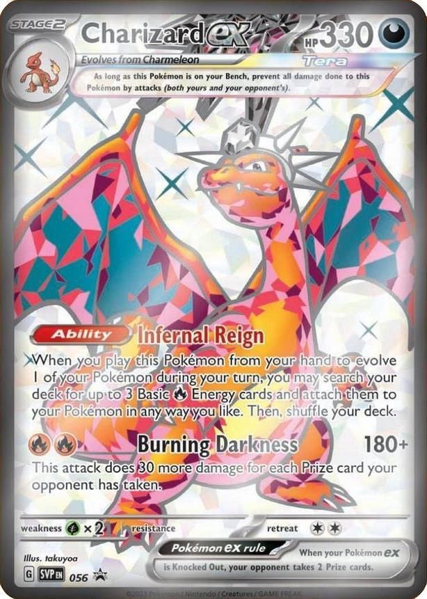 POKEMON CHARIZARD EX 056 BLACK STAR PROMO