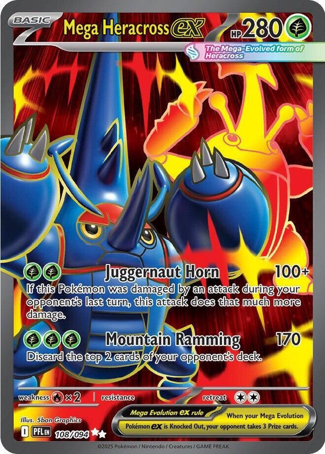 POKEMON MEGA HERACROSS EX 108/094 UR