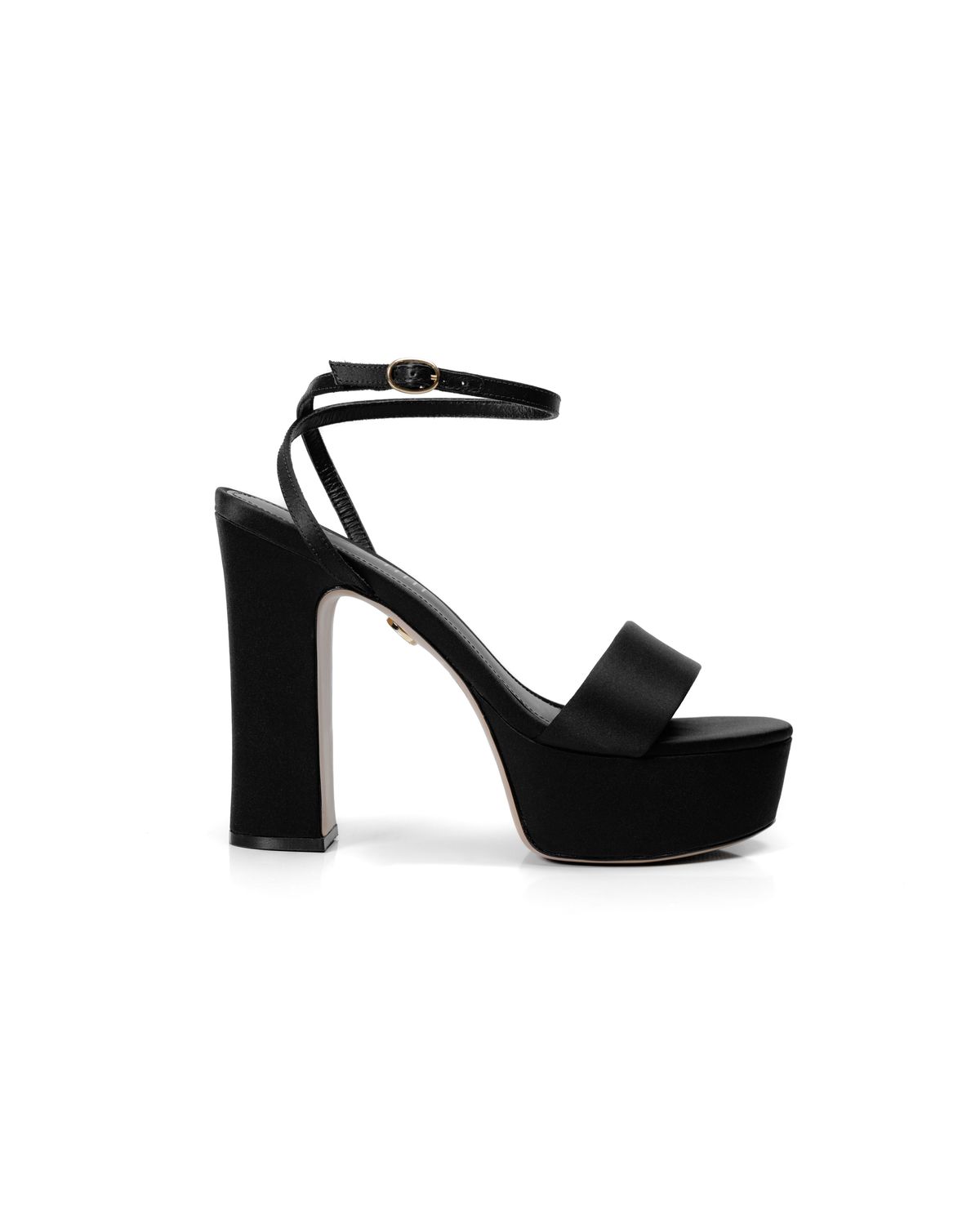 Tokyo Sandal Black Satin