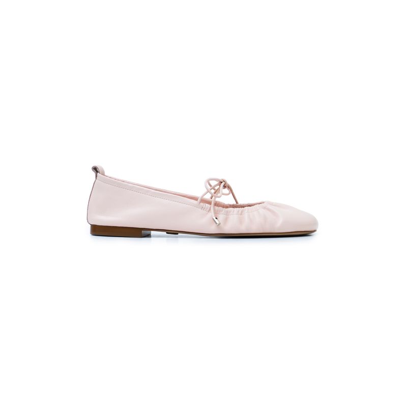 Naples Flat Blush Pink Leather