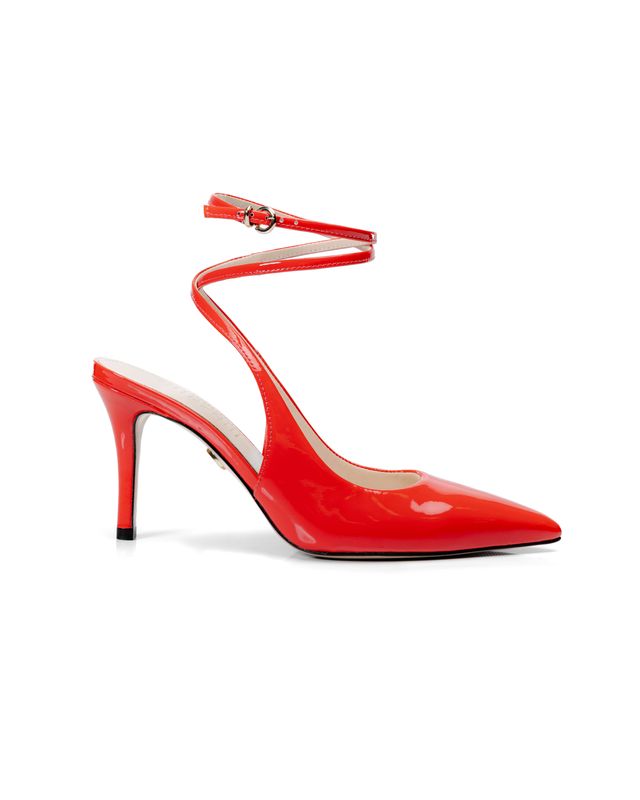 London Slingback Red Leather