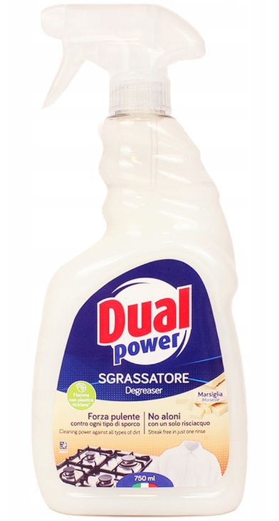 Dual Power odtłuszczacz 0,75l Skuteczne usuwanie tłuszczu |mydło marsylskie