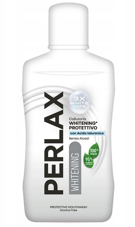PERLAX płyn do płukania jamy ustnej bez alkoholu kwas hialuronowy 0,5 l