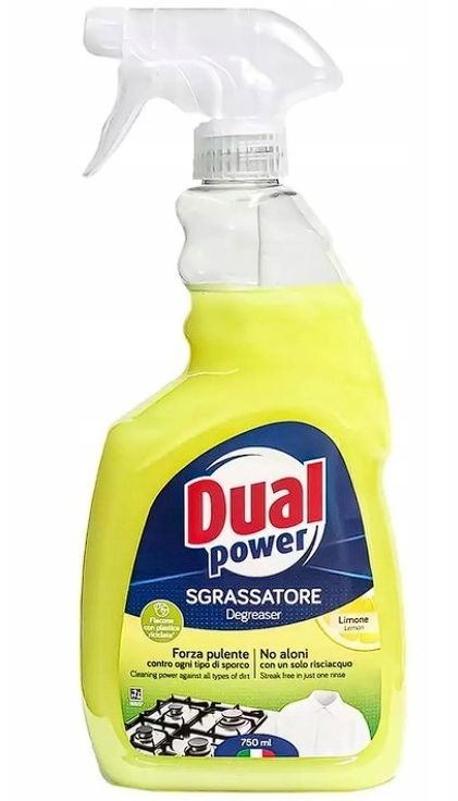 Dual Power Sgrassatore Limone – 750 ml Silne działanie odtłuszczające
