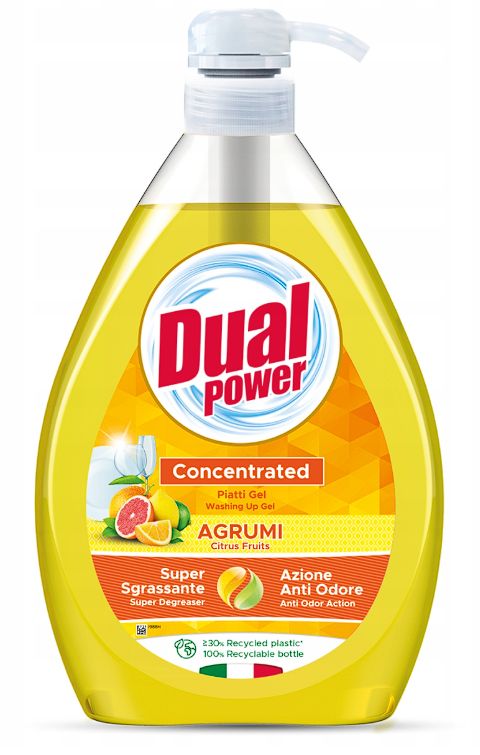 Płyn do mycia naczyń Dual Power cytrusowy 1L