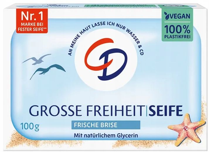 CD Grosse Freiheit Mydło w kostce z gliceryną Morska Bryza, 100 g
