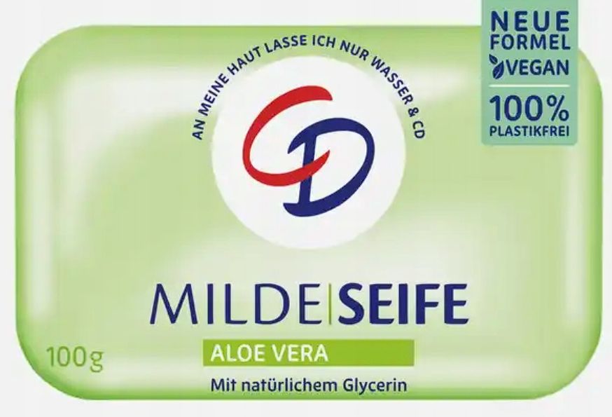 CD Aloe Vera 100 g Delikatne mydło z aloesem i naturalną gliceryną
