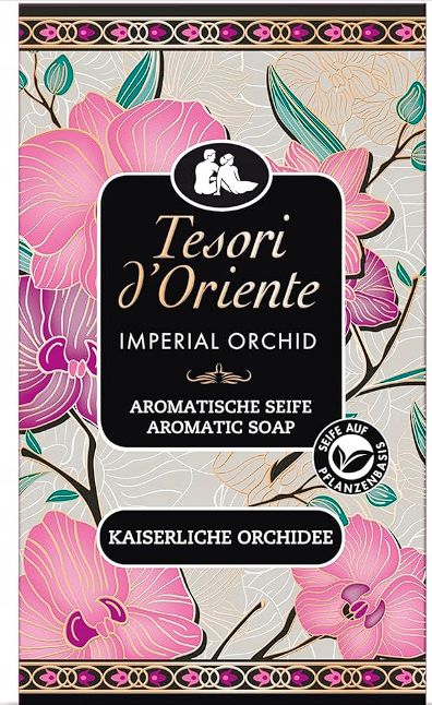 Tesori d'Oriente Mydło w kostce Imperial Orchidea, 125 g