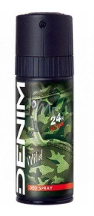 Denim Wild – Dezodorant w sprayu 150 ml Energetyczny męski zapach |do 24h