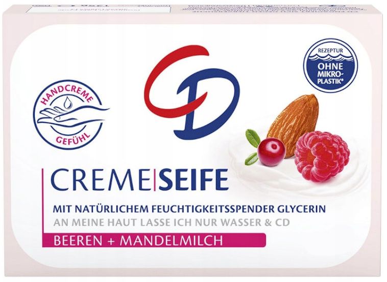 Mydło CD Mandelmilch 100 g Kremowe mydło z jagodami i mlekiem migdałowym