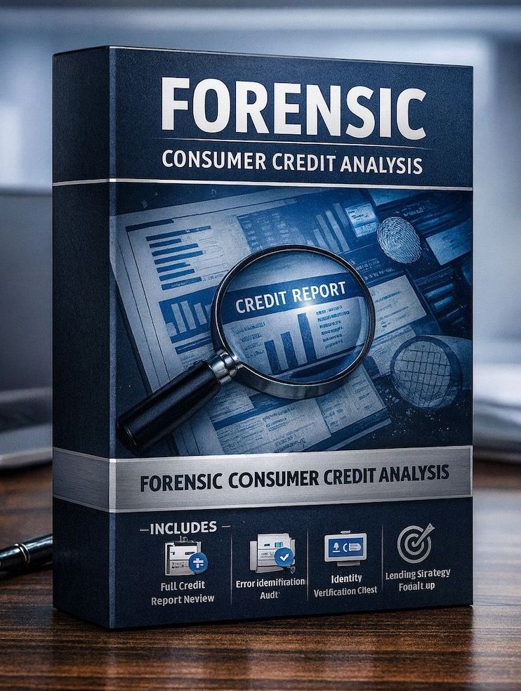 Forensic Consumer Credit Analysis