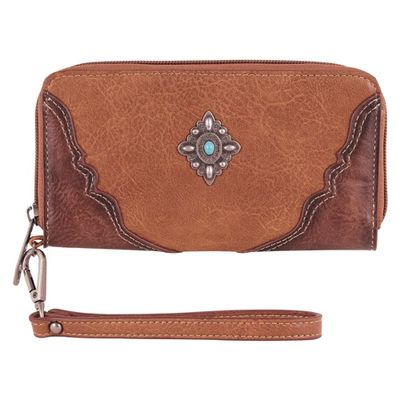 2510242152 Justin Ladies Clutch with Concho