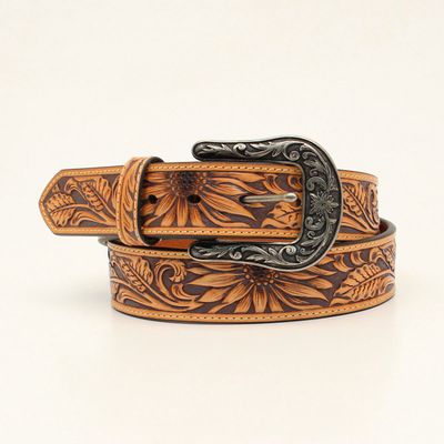 N320001608 Sunflower Embossed Belt