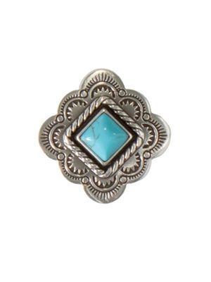 28089 Double S Scarf Slide Diamond Turquoise