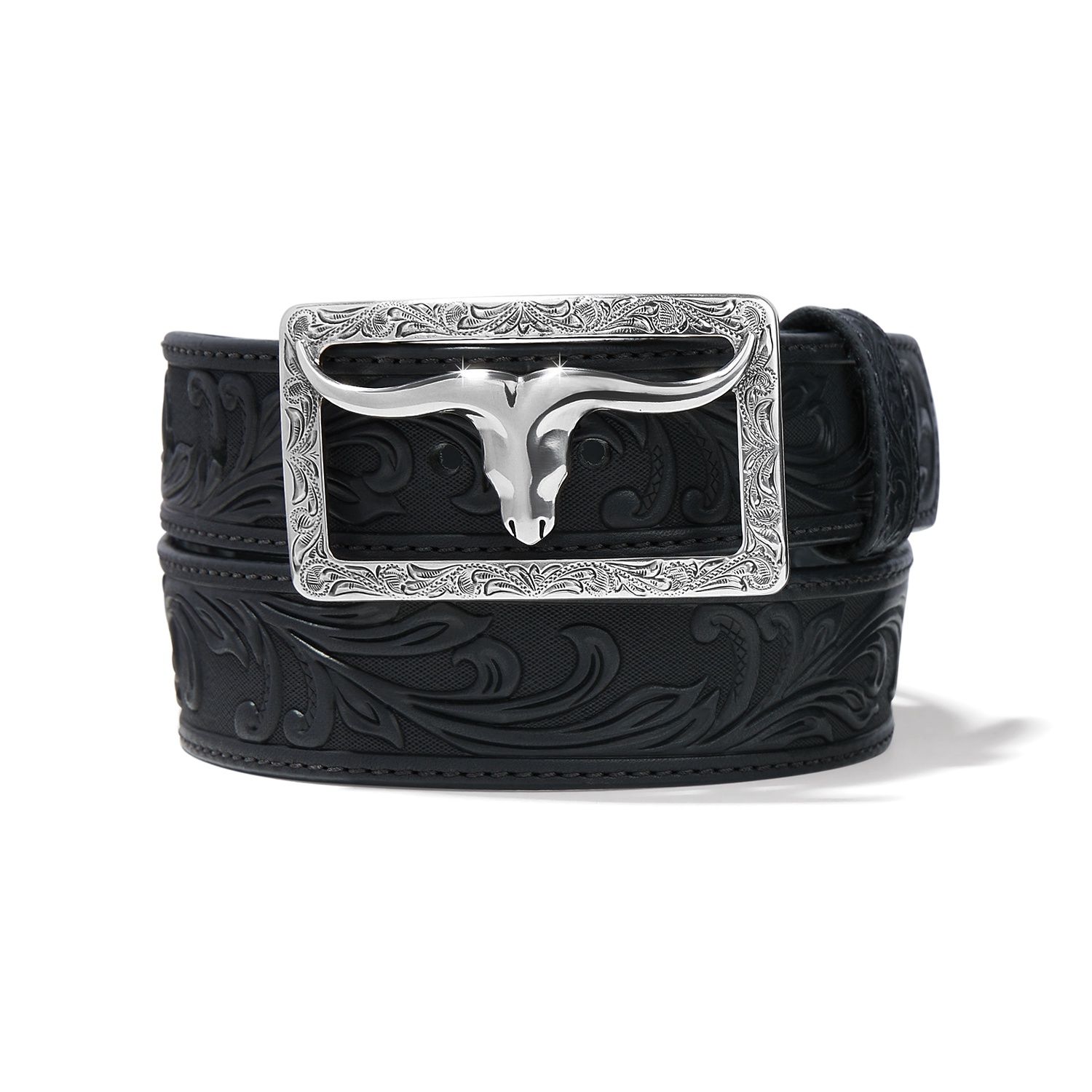 C42853 Tony Lama Black Stockyard Belt
