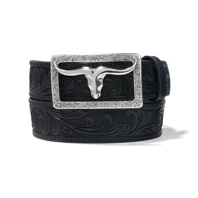 C42853 Tony Lama Black Stockyard Belt