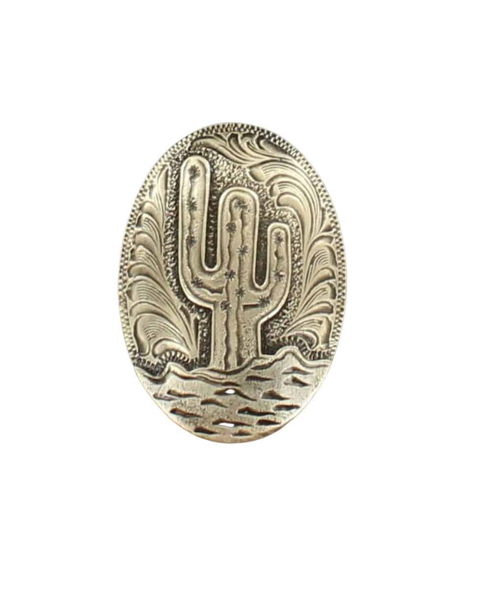 28076 Scarf Slide Oval Cactus Sand Emb SV