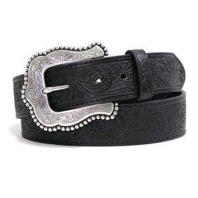 C50733 Black Layla Tooled Belt