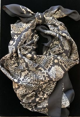 1313 BF Silk Scarf Sleek Slither
