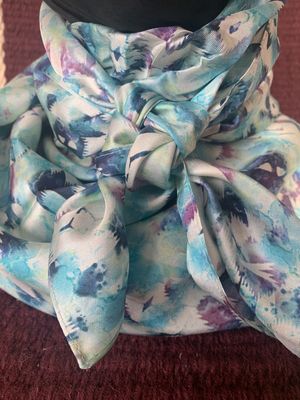 1313 AF Ivory Geo Silk Wild Rags