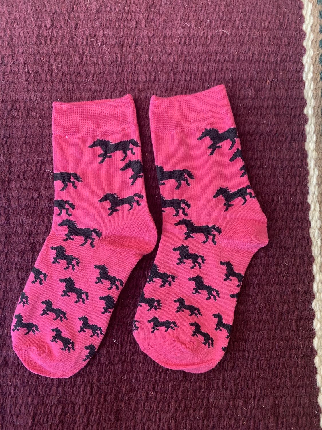 Kids 3746K-P Hot Pink Attitude Socks