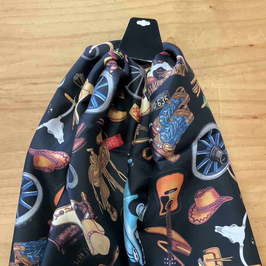 1313 AH- Truck & Guitars Silk Scarf