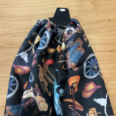 1313 AH- Truck & Guitars Silk Scarf