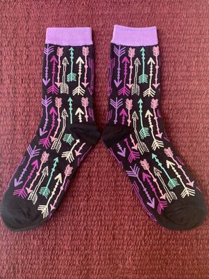 3432 Multicolored Arrows "Socks with Attitude"