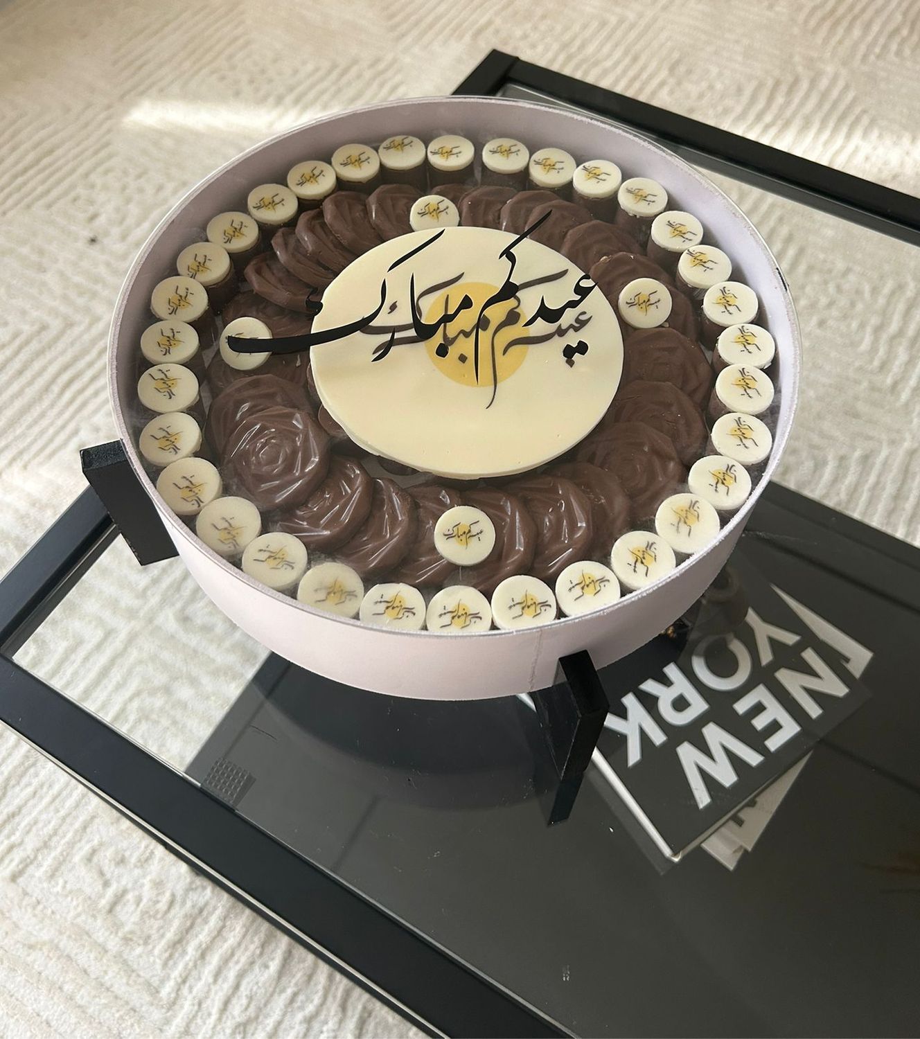 صينية فوركس بقاعدة سوداء (25cm) WS