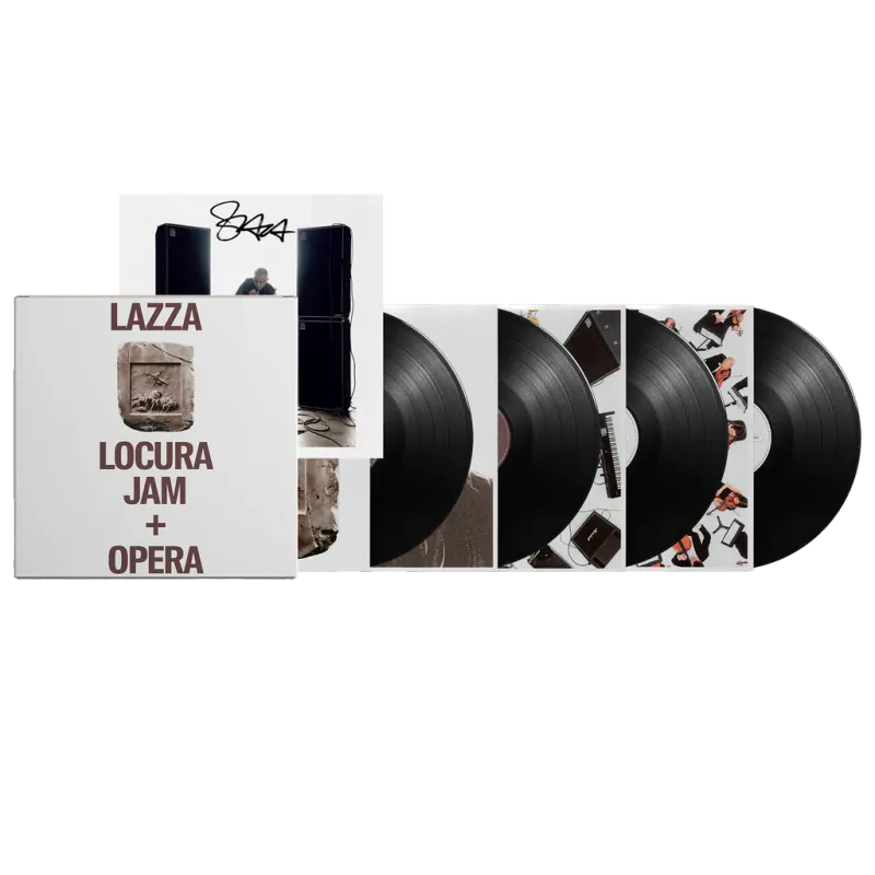Lazza LOCURA Jam + Opera 4LP Box Set Numerato Autografato