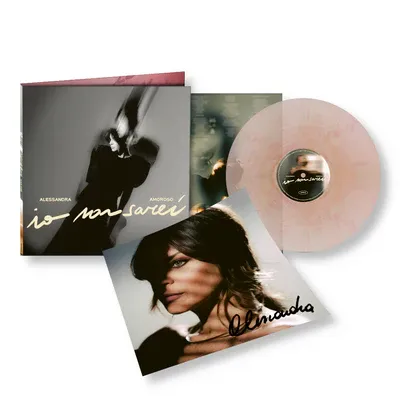 Alessandra Amoroso IO NON SAREI - LP marmorizzato Autografato