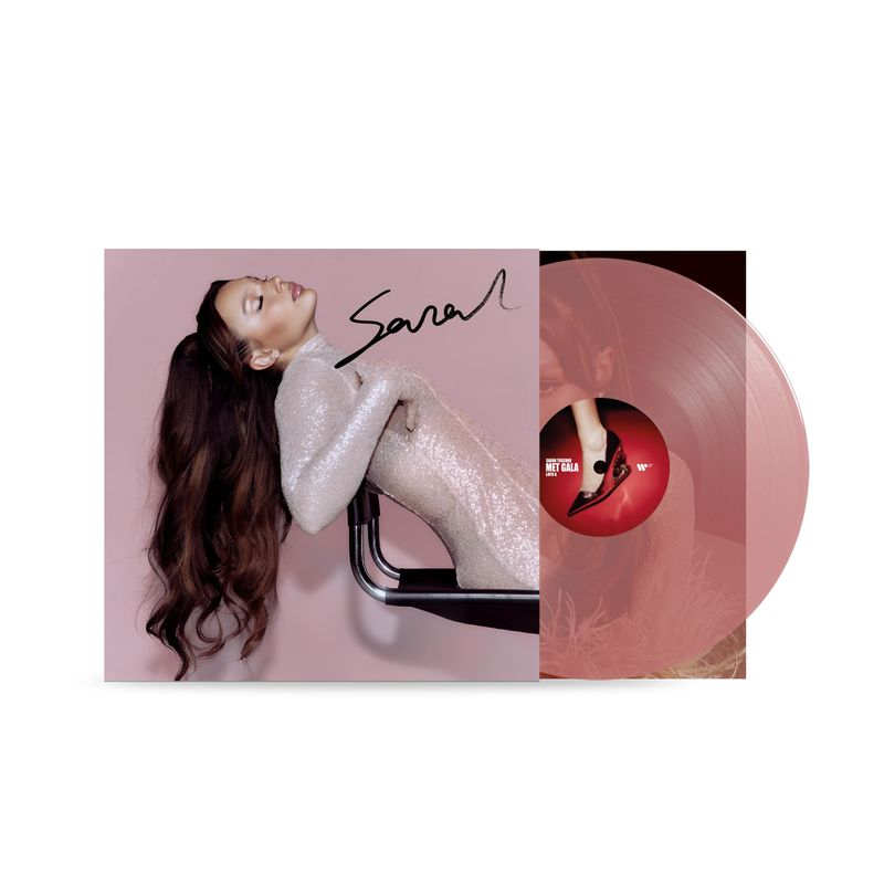 Sarah Toscano Met Gala Vinile Rosa autografato