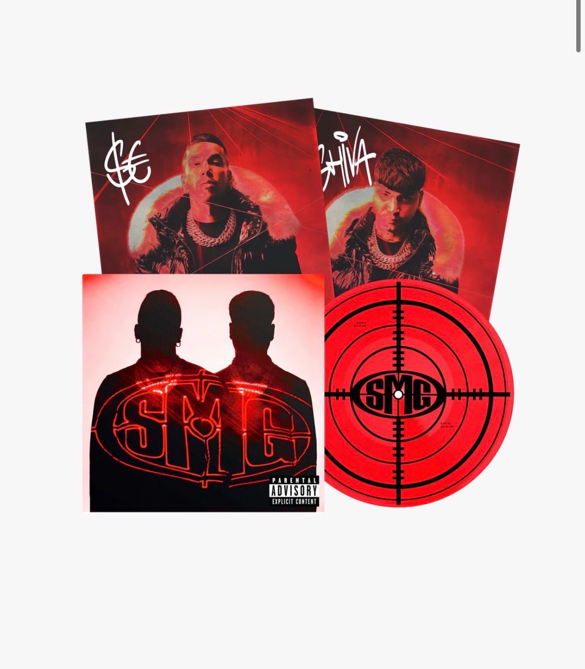 SFERA EBBASTA &amp; SHIVA SANTANA MONEY GANG LP Picture Disc Autografato Numerato (Laser Edition