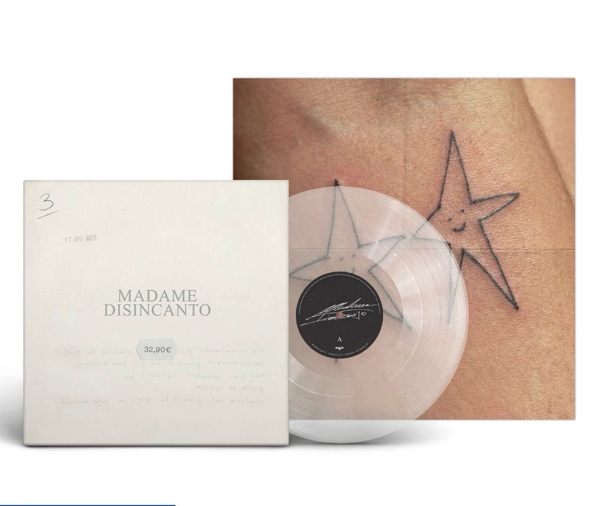 Madame DISINCANTO (VINILE IN EDIZIONE LIMITATA &amp; AUTOGRAFATA CON POSTER - COVER CON PREZZO)