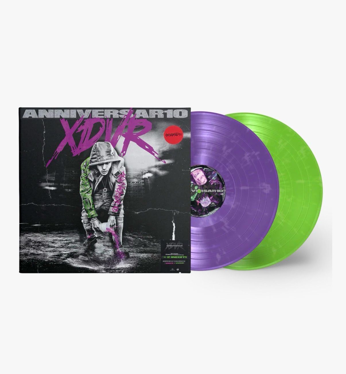 SFERA EBBASTA XDVR ANNIVERSAR10 Doppio Vinile Colorato Autografato Numerato